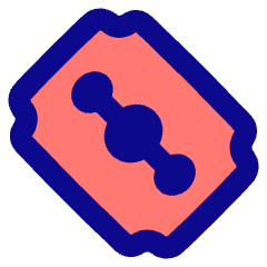 Razor Cutter Tool Icon from Plump Pop Set
