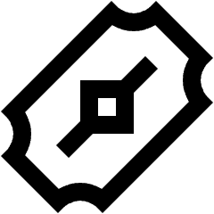 Razor Cutter Tool Icon from Sharp Line Set