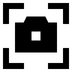 Screenshot Icon from Sharp Solid Set