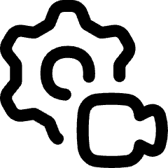 Settings Video Camera Icon from Flex Line Set