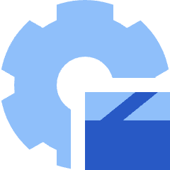 Settings Video Film Playlist Icon from Sharp Flat Set