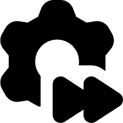Settings Video Playback Timelapse Icon from Core Solid Set