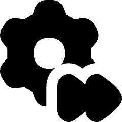 Settings Video Playback Timelapse Icon from Flex Solid Set