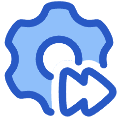 Settings Video Playback Timelapse Icon from Plump Duo Set