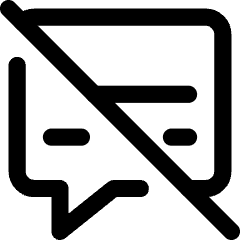 Subtitle Cc Off Icon from Core Line Set