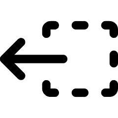 Track Select Left Tool Icon from Core Line Set