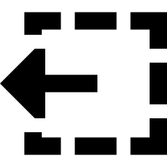 Track Select Left Tool Icon from Sharp Remix Set
