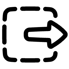 Track Select Right Tool Icon from Plump Line Set