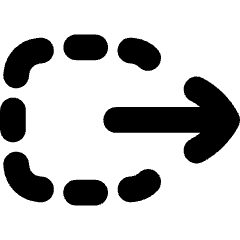 Track Select Right Tool Icon from Flex Solid Set