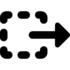 Track Select Right Tool Icon from Core Solid Set