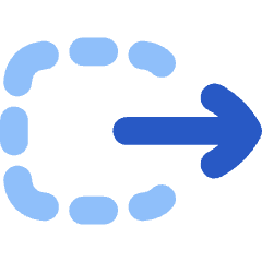 Track Select Right Tool Icon from Flex Flat Set