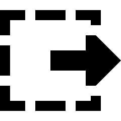 Track Select Right Tool Icon from Sharp Solid Set