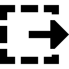 Track Select Right Tool Icon from Sharp Remix Set