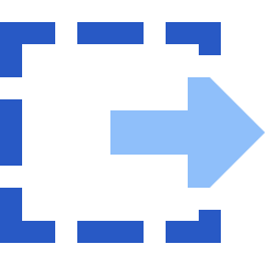 Track Select Right Tool Icon from Sharp Flat Set