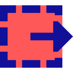 Track Select Right Tool Icon from Sharp Pop Set
