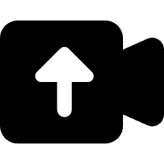 Upload Video Icon from Core Solid Set