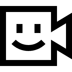 Video Call Icon from Sharp Line Set