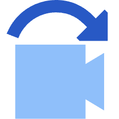 Video Camera Replacement Icon from Sharp Flat Set