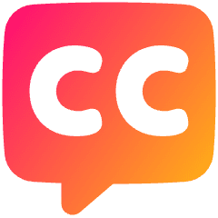 Video Close Captioning Icon from Plump Gradient Set