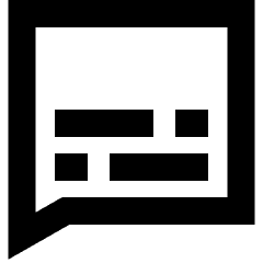 Video Subtitles Icon from Sharp Remix Set