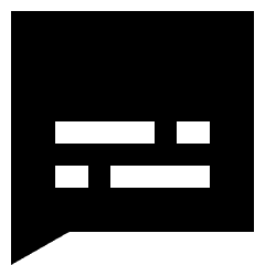 Video Subtitles Icon from Sharp Solid Set
