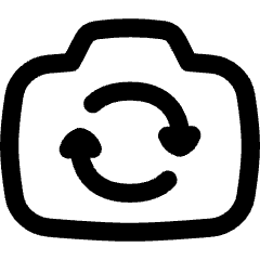 Video Swap Camera Icon from Flex Line Set