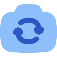 Video Swap Camera Icon from Flex Flat Set