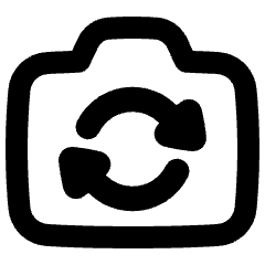 Video Swap Camera Icon from Plump Remix Set