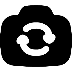Video Swap Camera Icon from Flex Solid Set