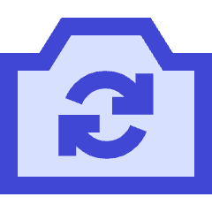 Video Swap Camera Icon from Sharp Duo Set