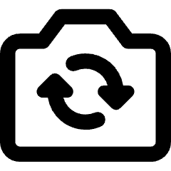 Video Swap Camera Icon from Core Remix Set
