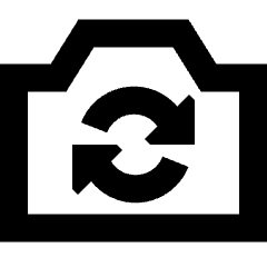 Video Swap Camera Icon from Sharp Remix Set