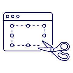 Crop Cut Illustration from UX Line Set