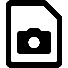 Image File Camera Alternate Icon from Ultimate Bold Set