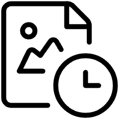 Image File Clock Icon from Ultimate Light Set
