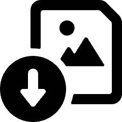 Image File Download Icon from Ultimate Bold Set