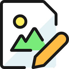 Image File Edit Icon from Ultimate Colors Set
