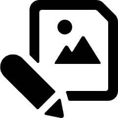 Image File Edit Icon from Ultimate Bold Set