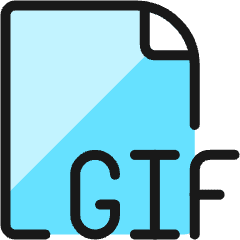 Image File Gif 1 Icon from Ultimate Colors Set