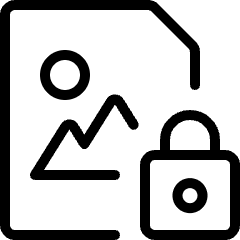 Image File Lock Icon from Ultimate Light Set
