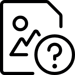 Image File Question Icon from Ultimate Light Set