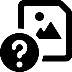 Image File Question Icon from Ultimate Bold Set