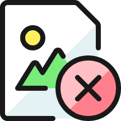 Image File Remove Icon from Ultimate Colors Set