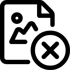 Image File Remove Icon from Ultimate Regular Set