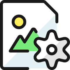 Image File Settings Icon from Ultimate Colors Set