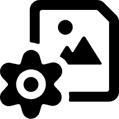 Image File Settings Icon from Ultimate Bold Set