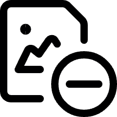 Image File Subtract Icon from Ultimate Regular Set
