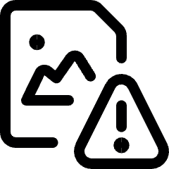 Image File Warning Icon from Ultimate Regular Set