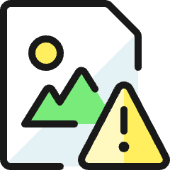 Image File Warning Icon from Ultimate Colors Set