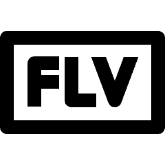 Video File Flv 1 Icon from Nova Line Set